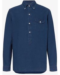 Polo Ralph Lauren - Flap Patch-pocket Regular-fit Cotton-poplin Shirt - Lyst