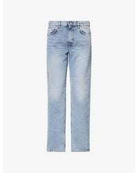 TOTEME - Straight-Leg Low-Rise Denim Jeans - Lyst