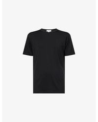 Sunspel - Regular-Fit Crewneck Stretch-Jersey T-Shirt - Lyst