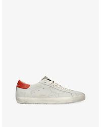 Golden Goose - Super-Star Leather Low-Top Trainers - Lyst