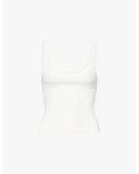 Dissh - Phoebe Scoop-Neck Cotton-Blend Tank Top - Lyst
