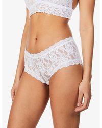 Hanky Panky - Signature Mid-rise Stretch-lace Brief - Lyst