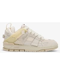 Axel Arigato - Area Patchwork Leather And Recycled Polyester Mid-top Trainers - Lyst