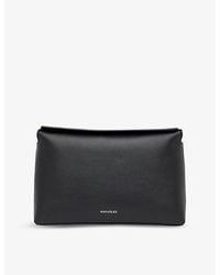 Whistles - Fia Leather Clutch Bag - Lyst