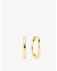 Sif Jakobs - Ellera Pianura 18Ct-Plated 925 Sterling Hoop Earrings - Lyst
