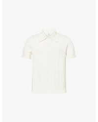 CHE - Santino Textured Cotton-Knit Polo Shirt - Lyst