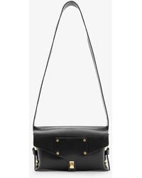 AllSaints - Miro Stud-embellished Leather Shoulder Bag - Lyst