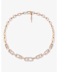 Messika - Move Link Rose- And 2.55Ct Diamond Necklace - Lyst