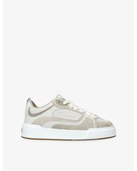 Cleens - Essential Suede And Mesh Trainers - Lyst