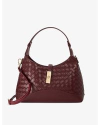 Dune - Dorset Woven Leather Shoulder Bag - Lyst