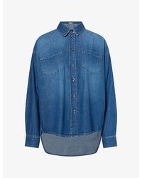 Frankie Shop - Deira Relaxed-Fit Denim Shirt - Lyst