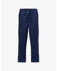 Derek Rose - Nelson Printed Cotton Lounge Trousers - Lyst