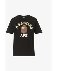 A Bathing Ape Short Sleeve T Shirts For Men Lyst Com