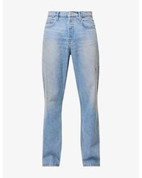 CHERRY LA - Relaxed-Fit Straight-Leg Denim Jeans - Lyst