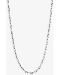 Maria Black - Marittima Chain-link White Rhodium-plated Sterling- Necklace - Lyst
