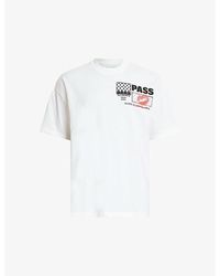 AllSaints - Pass Backstage-pass Organic-cotton T-shirt - Lyst