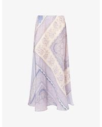 Zimmermann - Lucky Bias-Cut Linen Maxi Skirt - Lyst
