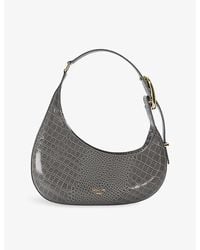 Dune - Disarming Mock-Croc Leather Shoulder Bag - Lyst