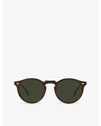 Oliver Peoples - Ov5456su Gregory Peck Round-frame Acetate Sunglasses - Lyst
