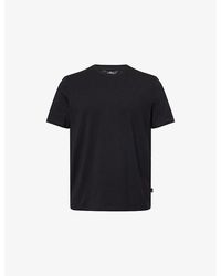 7 For All Mankind - Luxe Performance Crewneck Stretch-Cotton T-Shirt - Lyst