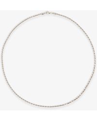 Serge Denimes - Rope-chain Polished Sterling- Necklace - Lyst