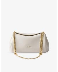 Prada - Tumulte Branded Leather Shoulder Bag - Lyst