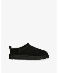UGG - Classic Micro Sheepskin-Lined Suede Ankle Boots - Lyst