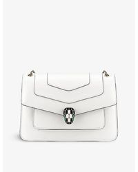 BVLGARI - Forever Snake-Clasp Leather Cross-Body Bag - Lyst