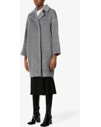 Max Mara Studio Wool Gino Coat Lyst