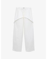 Loewe - X Paula's Ibiza Wide-Leg Relaxed-Fit Denim Jeans - Lyst