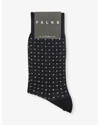 FALKE - Impulse Dot-pattern Cotton-blend Socks - Lyst