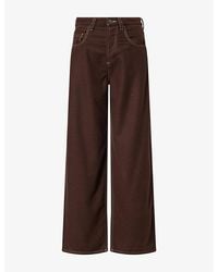 Uma Wang - Phyllis Straight-Leg Wool-Blend Trousers - Lyst