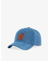 Loewe - Logo-Patch Cotton Cap - Lyst