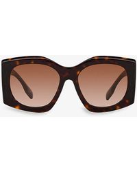 Burberry - Be4388u Madeline Square-frame Acetate Sunglasses - Lyst