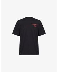 Amiri - Hollywood Gothic-Print Text Cotton T-Shirt - Lyst