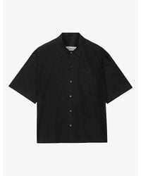AllSaints - Maddox Oversized-Fit Cotton-Poplin Shirt - Lyst