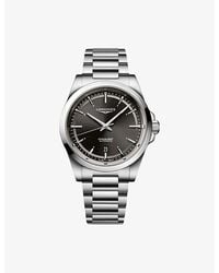 Longines - L3.830.4.52.6 Conquest Stainless-Steel 41Mm Automatic Watch - Lyst
