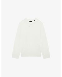 The Kooples - Round-Neck Bow-Embellished Cashmere-Blend Jumper - Lyst