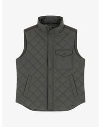 BOGGI - Padded Patch-Pocket Woven Gilet - Lyst