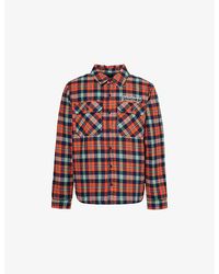 BBCICECREAM - Check-Print Padded Relaxed-Fit Cotton Overshirt - Lyst