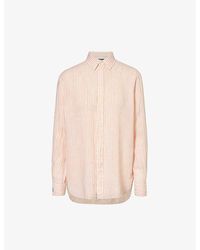 Polo Ralph Lauren - Stripe-print Relaxed-fit Linen Shirt - Lyst