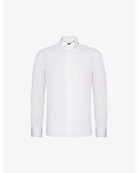 Corneliani - Wing-collar Regular-fit Cotton Shirt - Lyst