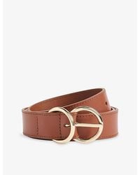 Whistles - Double-Ring Leather Belt - Lyst