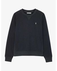AllSaints - Harlow Ramskull Raglan Jersey Jumper - Lyst