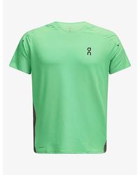 On Shoes - Performance Logo Stretch-Jersey T-Shirt - Lyst