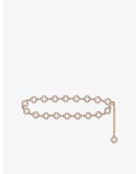 Maje - Two-Tone Clover Chain Belt - Lyst