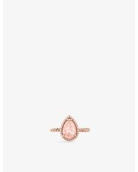 Boucheron - Serpent Boheme Small 18Ct Rose- And 1.35Ct Quartz Ring - Lyst