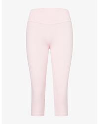 BO+TEE - Logo-Print Stretch-Jersey Capri Leggings - Lyst