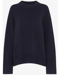Whistles - Relaxed-fit Round-neck Knitted Jumper - Lyst