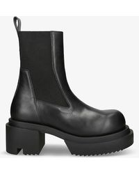 Rick Owens - Beatle Bogun Leather Boots - Lyst